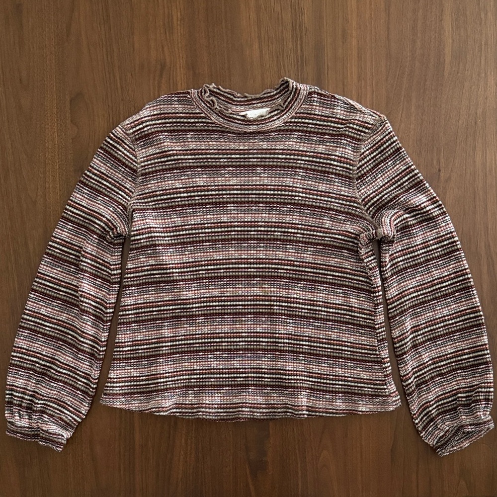 Eri + Ali Striped Long Sleeve Top